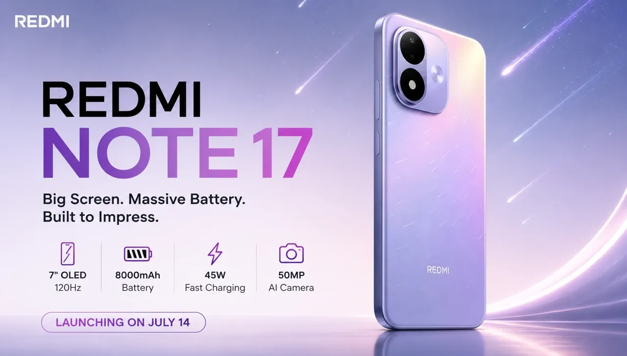 REDMI NOTE 17 4G 128GB 6RAM PURPURA -AZUL